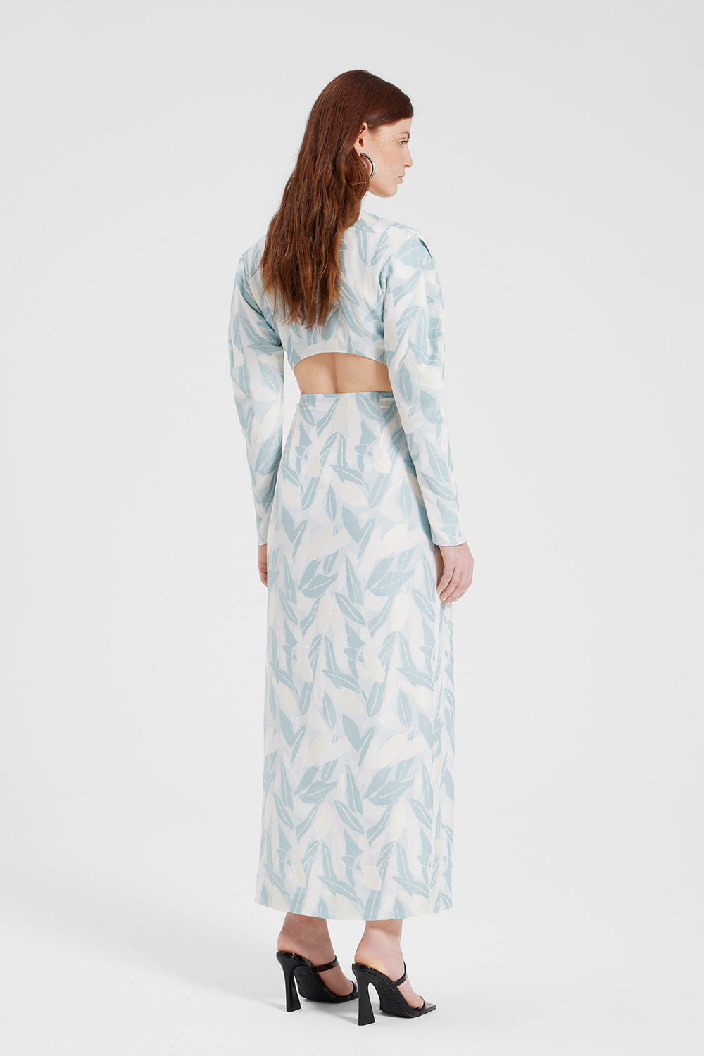 Load image into Gallery viewer, Cut-out floral dress