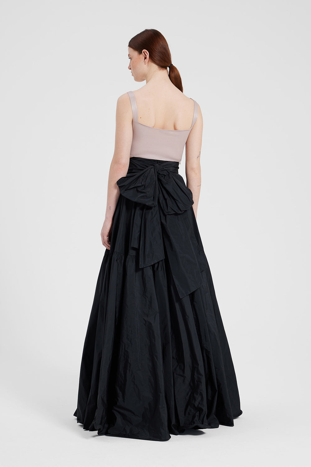Load image into Gallery viewer, Taffeta tiered skirt
