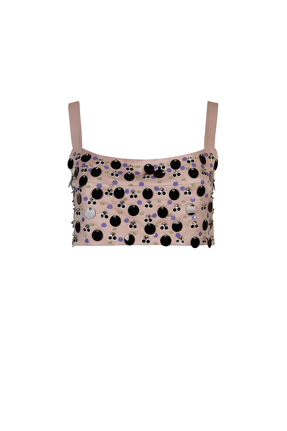 Load image into Gallery viewer, Embroidered crop top