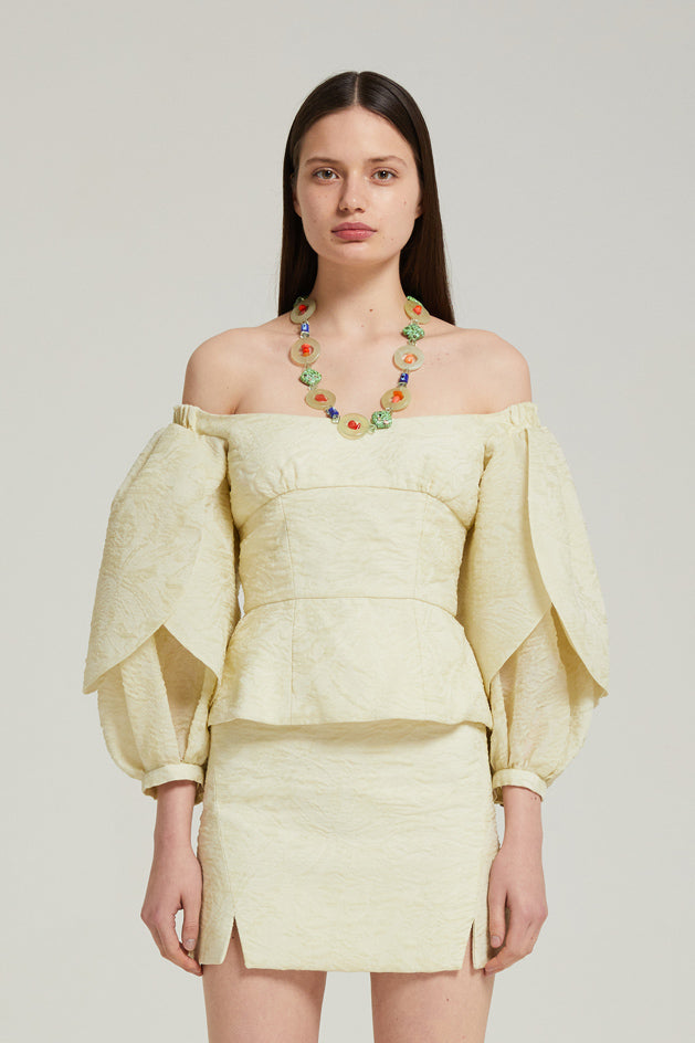 Load image into Gallery viewer, Petal cloqué top