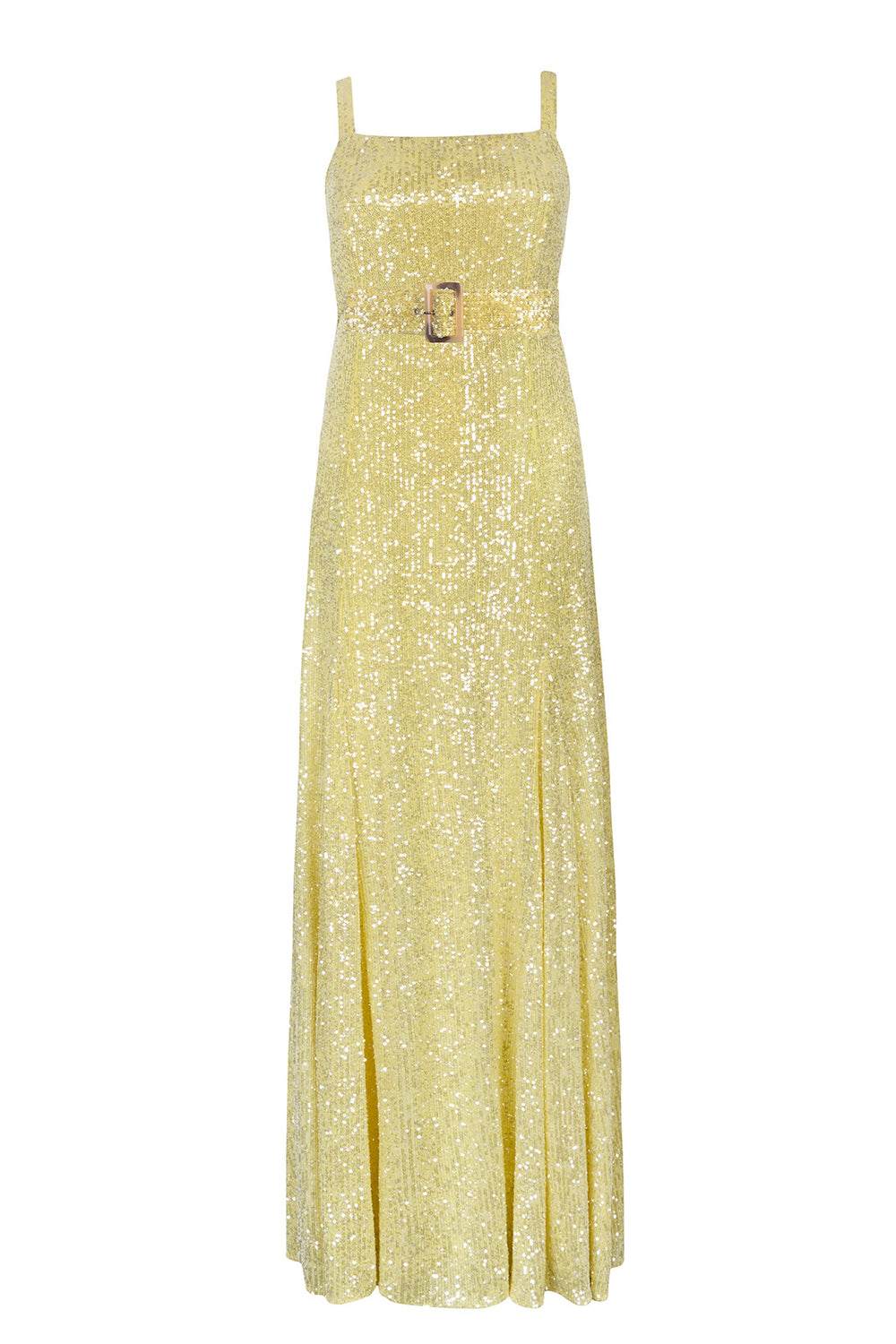Load image into Gallery viewer, Yellow sequin gown