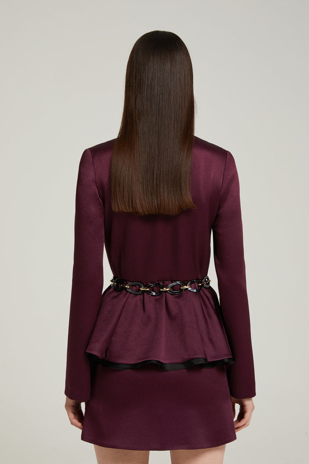 Load image into Gallery viewer, Cross-over peplum top