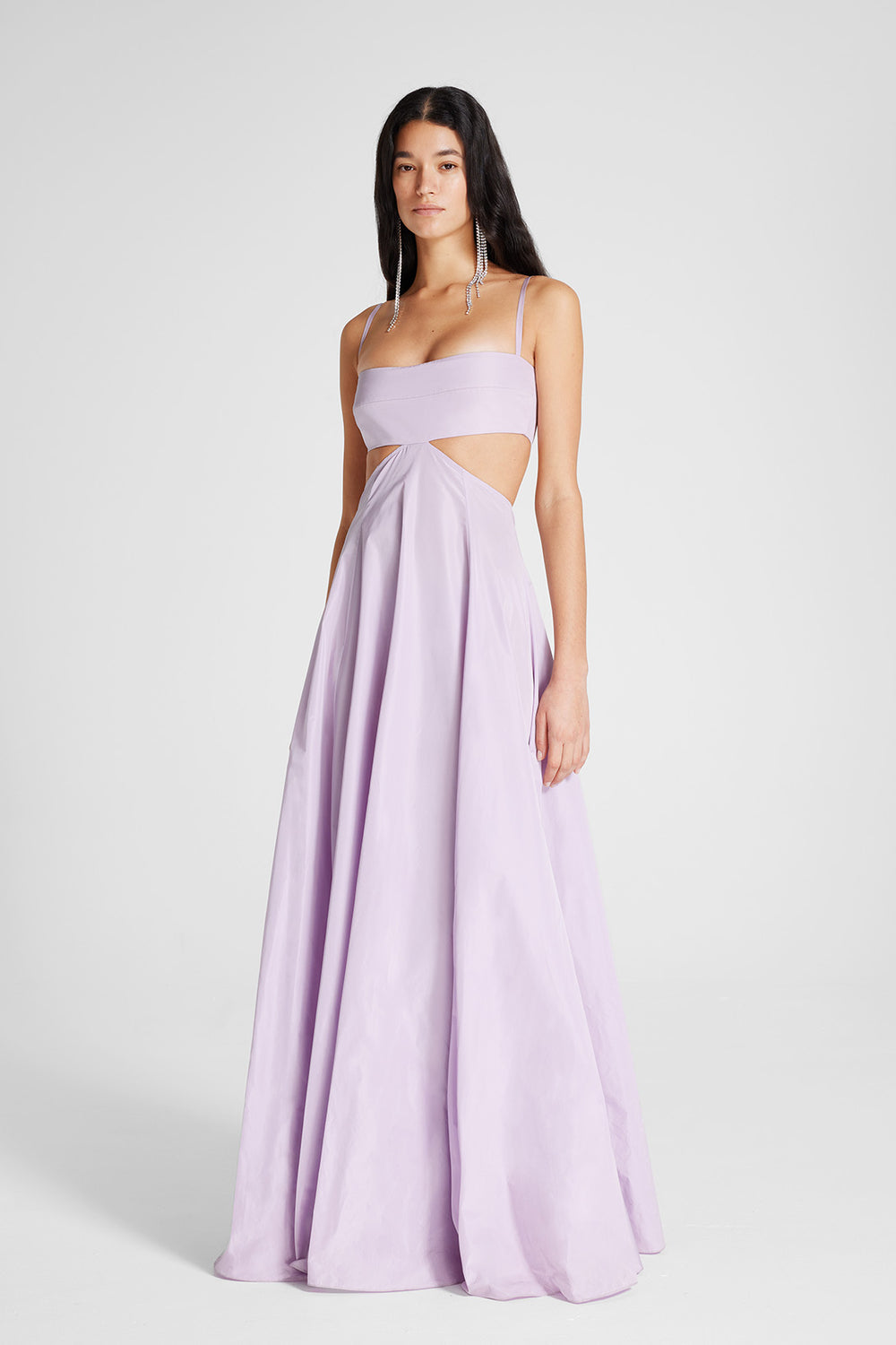 Load image into Gallery viewer, Cutout taffeta gown
