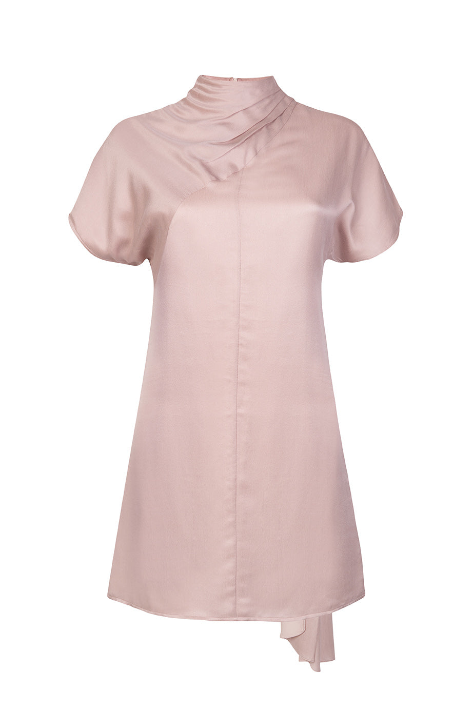 Load image into Gallery viewer, Drape neck mini dress