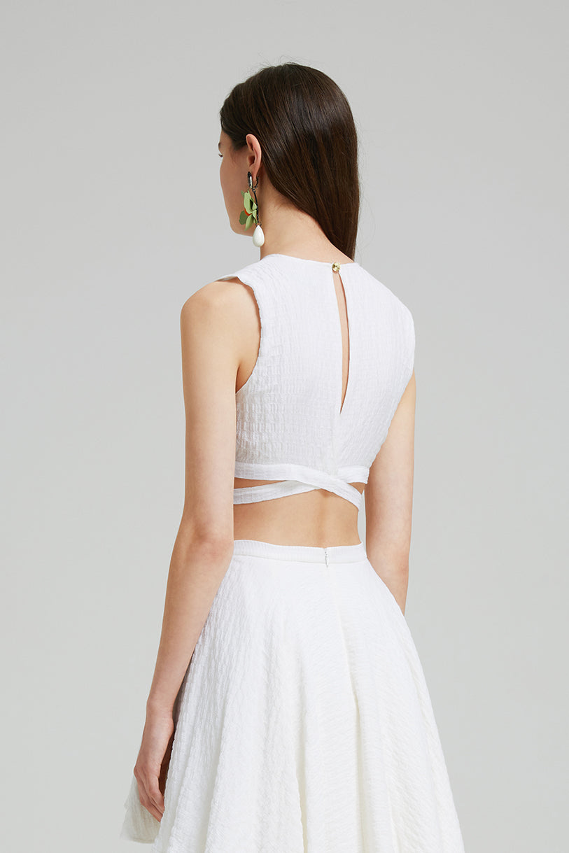 Load image into Gallery viewer, Textured crop top