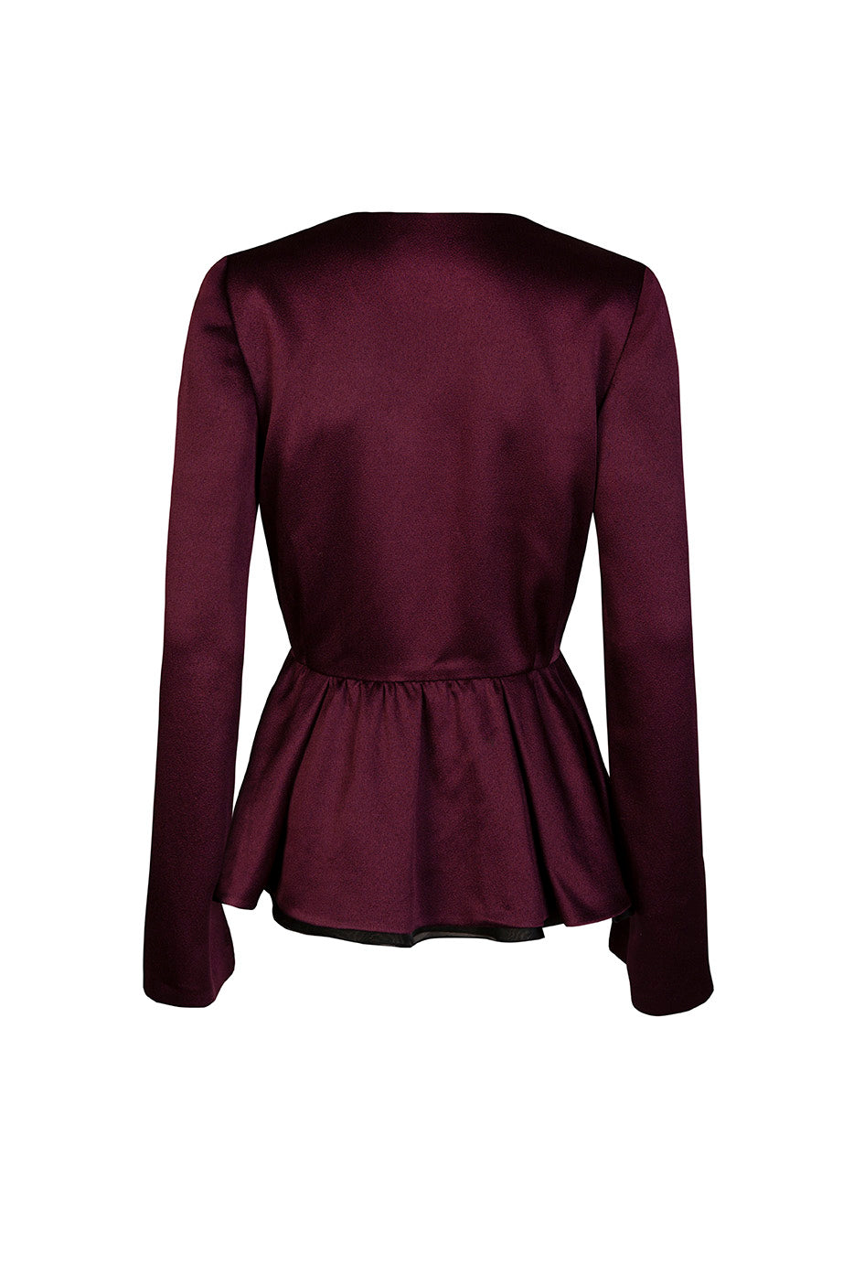 Load image into Gallery viewer, Cross-over peplum top