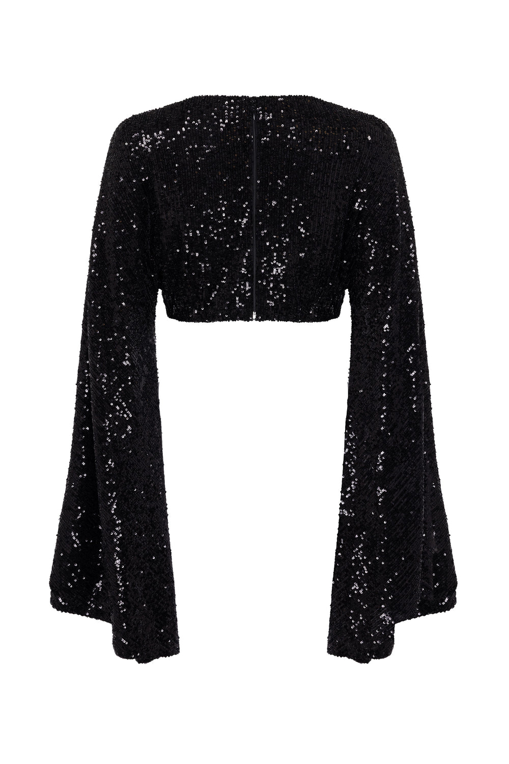 Load image into Gallery viewer, Sequin black blouse