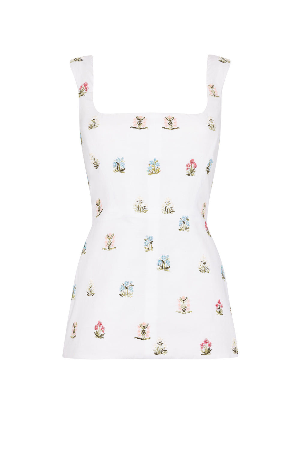 Load image into Gallery viewer, Floral embroidered corset top