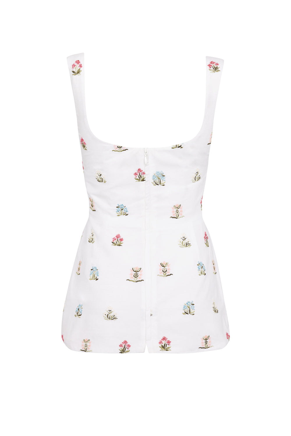 Load image into Gallery viewer, Floral embroidered corset top