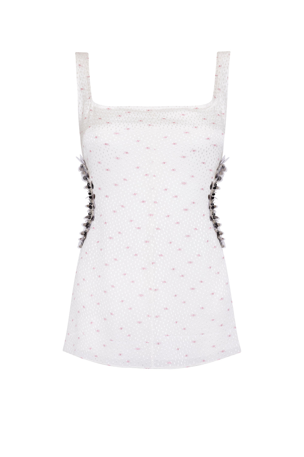Load image into Gallery viewer, Embroidered cutout top