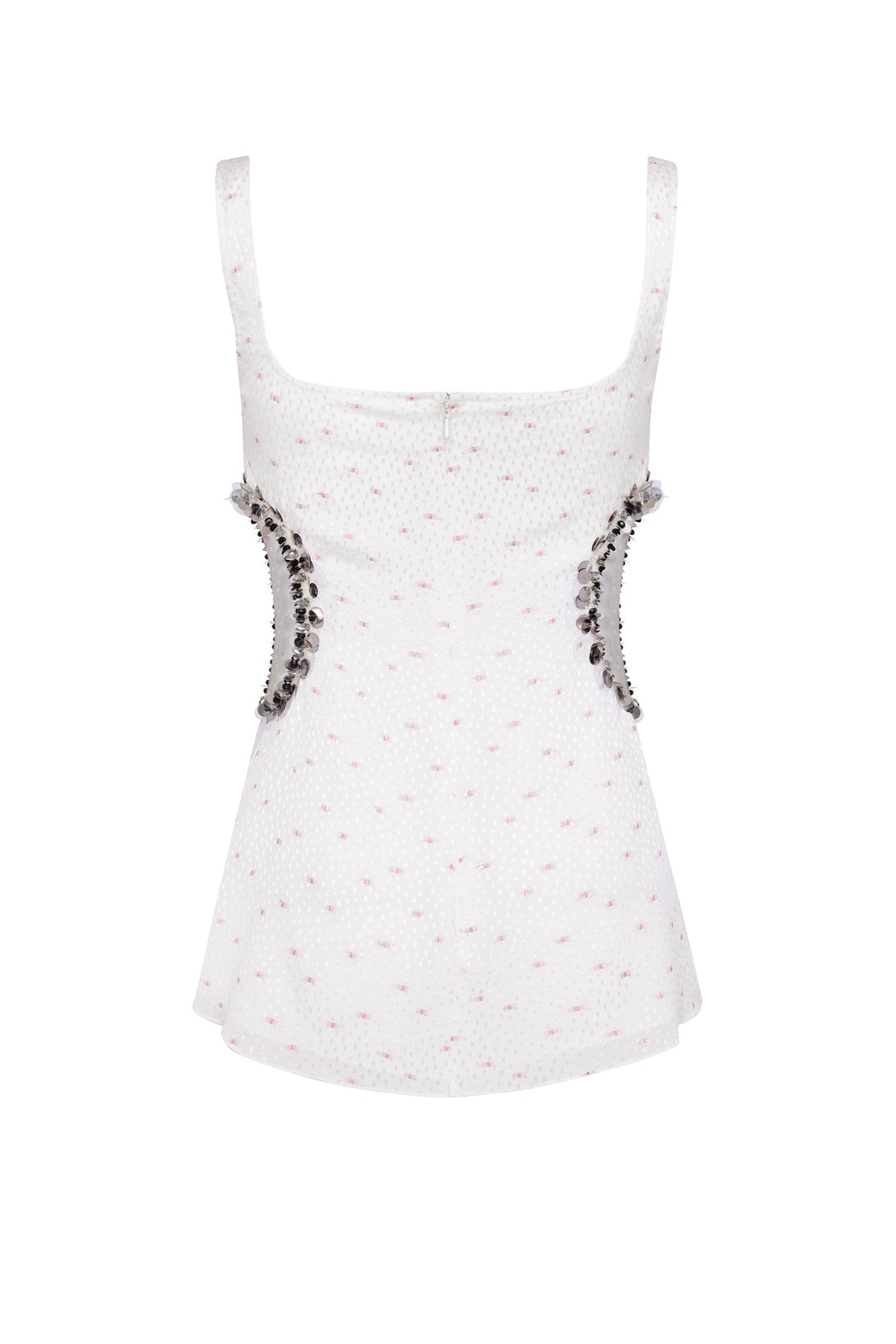Load image into Gallery viewer, Embroidered cutout top
