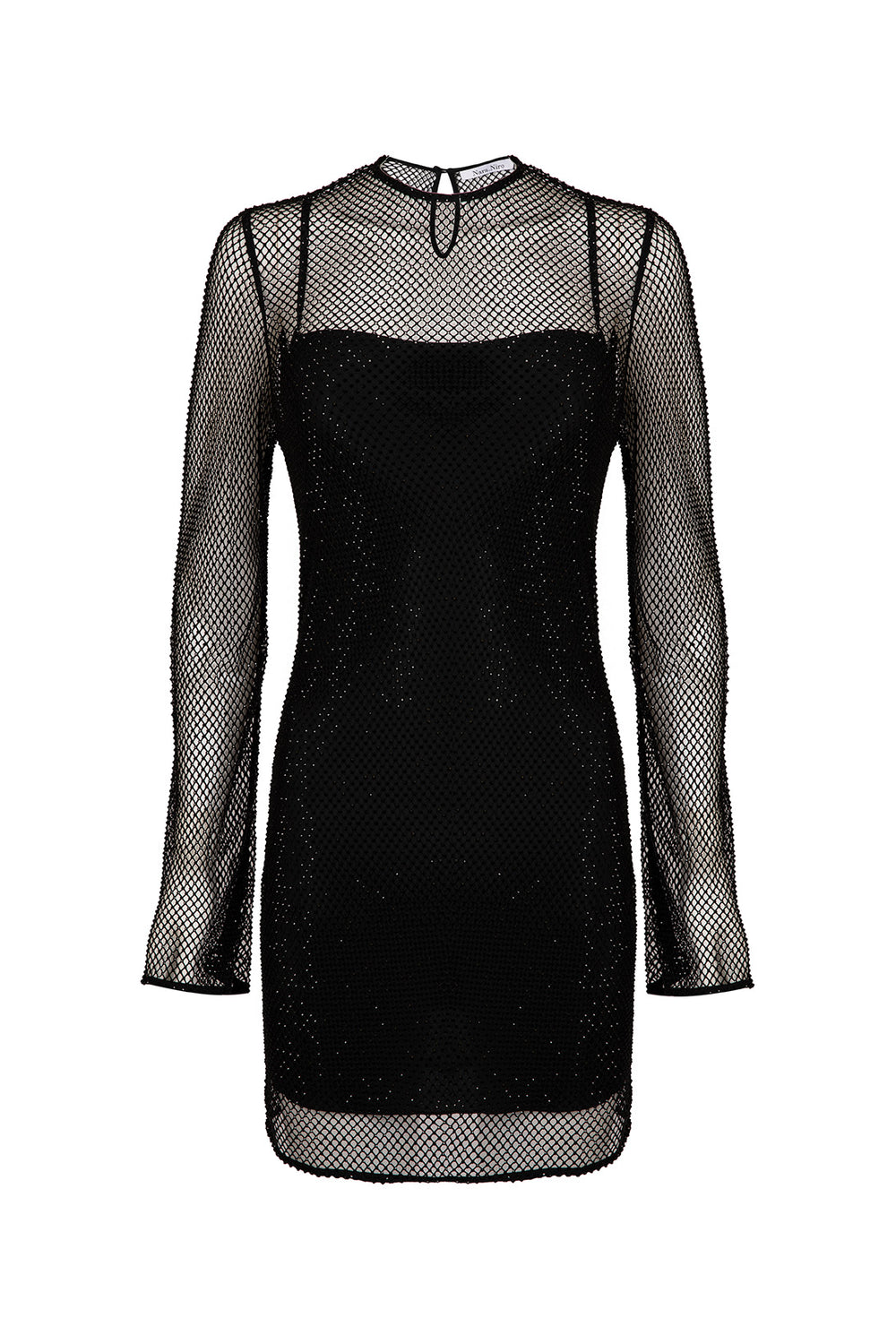 Load image into Gallery viewer, Black crystal dress