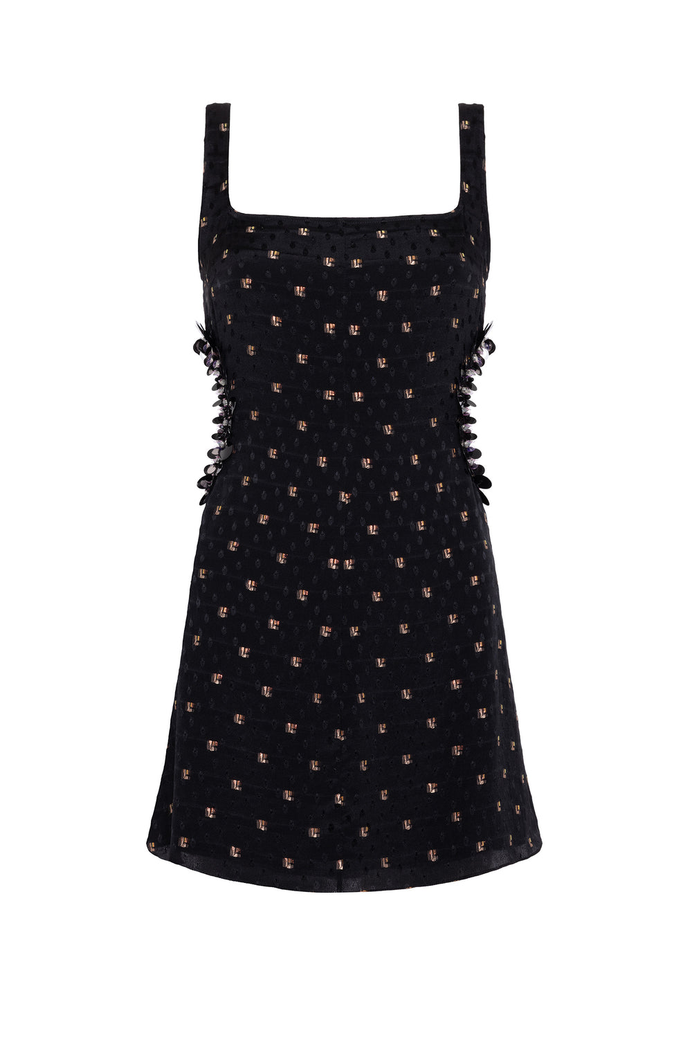 Load image into Gallery viewer, Embroidered cutout mini dress