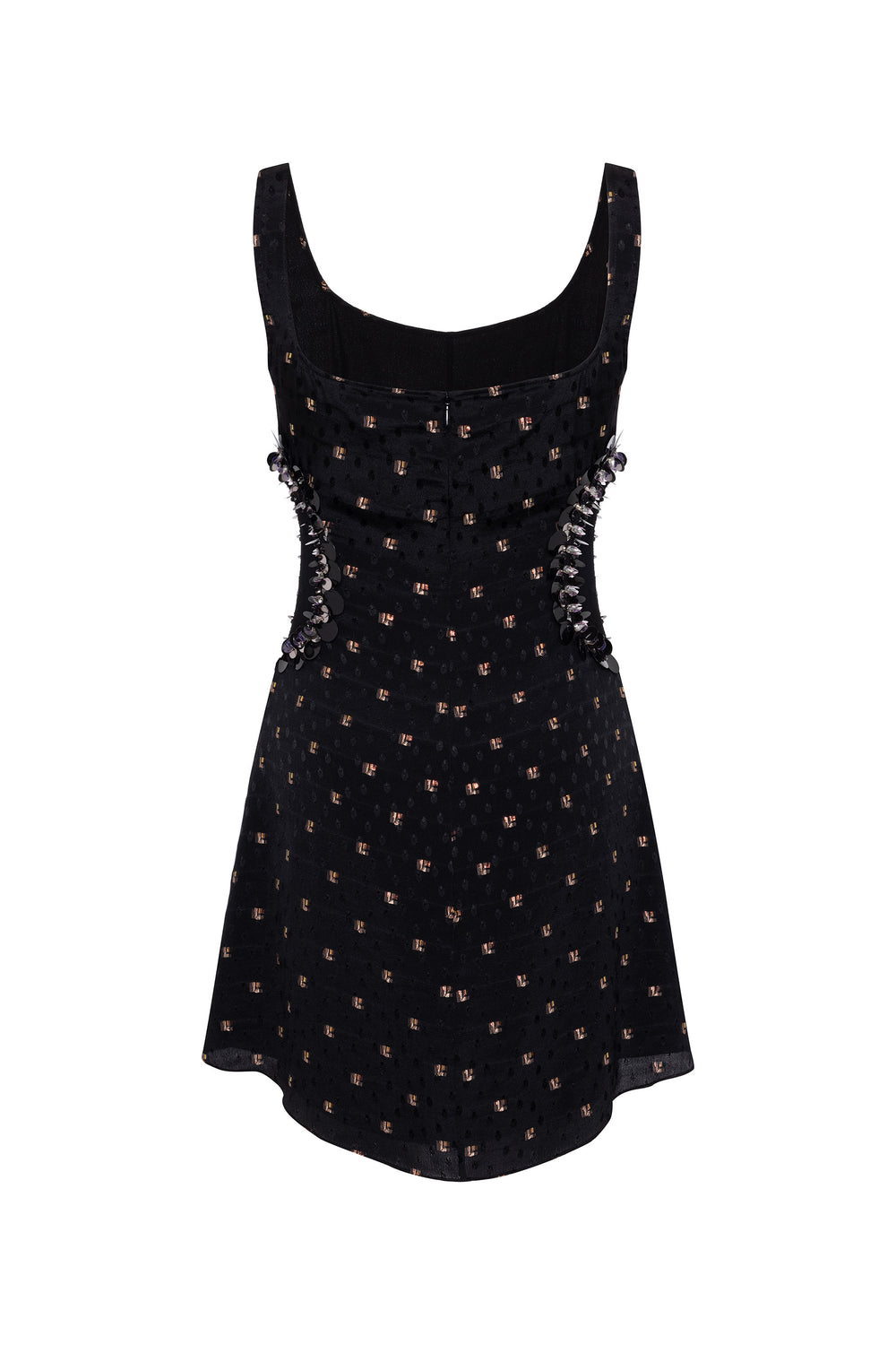 Load image into Gallery viewer, Embroidered cutout mini dress