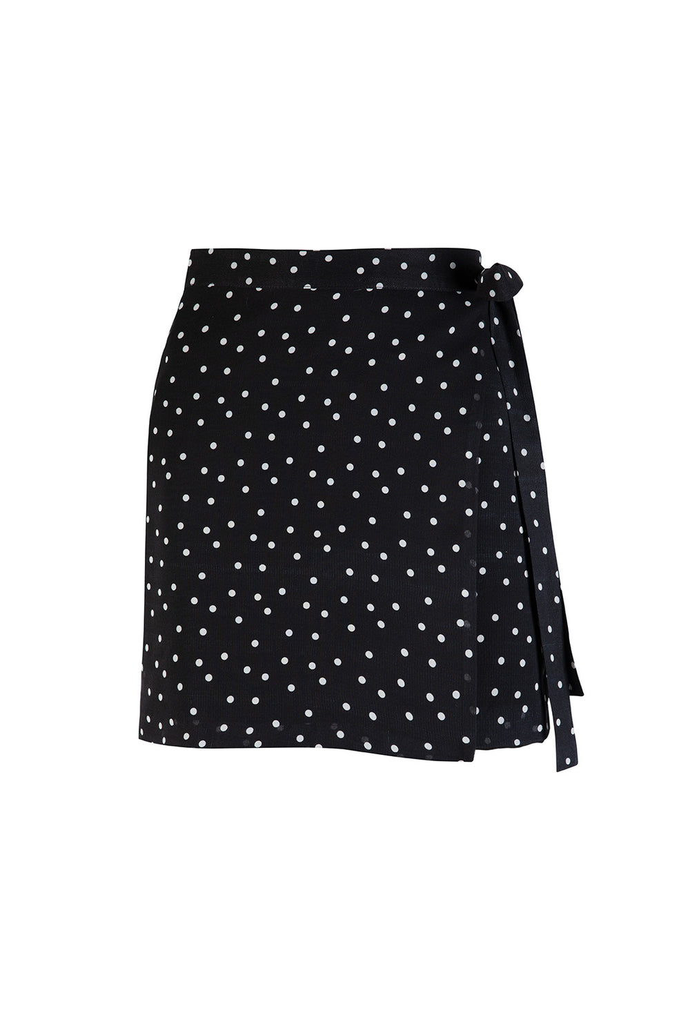 Load image into Gallery viewer, Polka dot wrap skirt