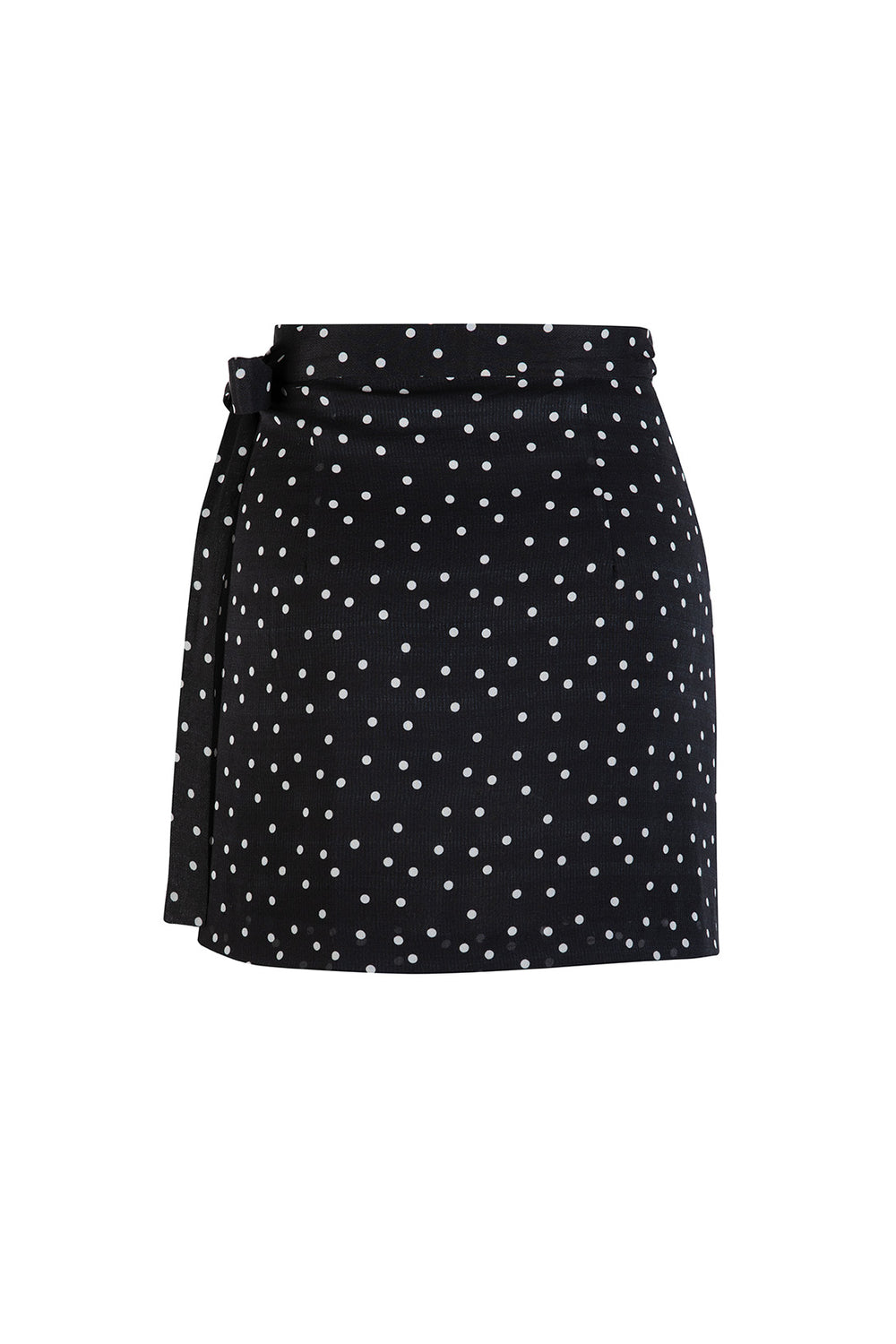 Load image into Gallery viewer, Polka dot wrap skirt