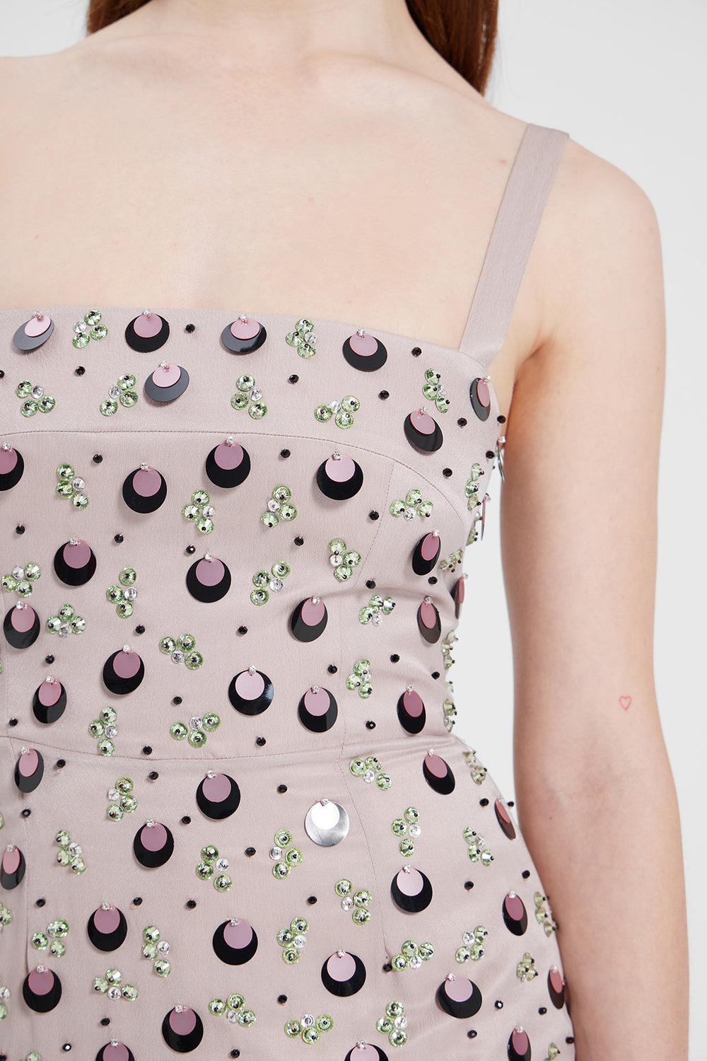 Load image into Gallery viewer, Embroidered mini dress