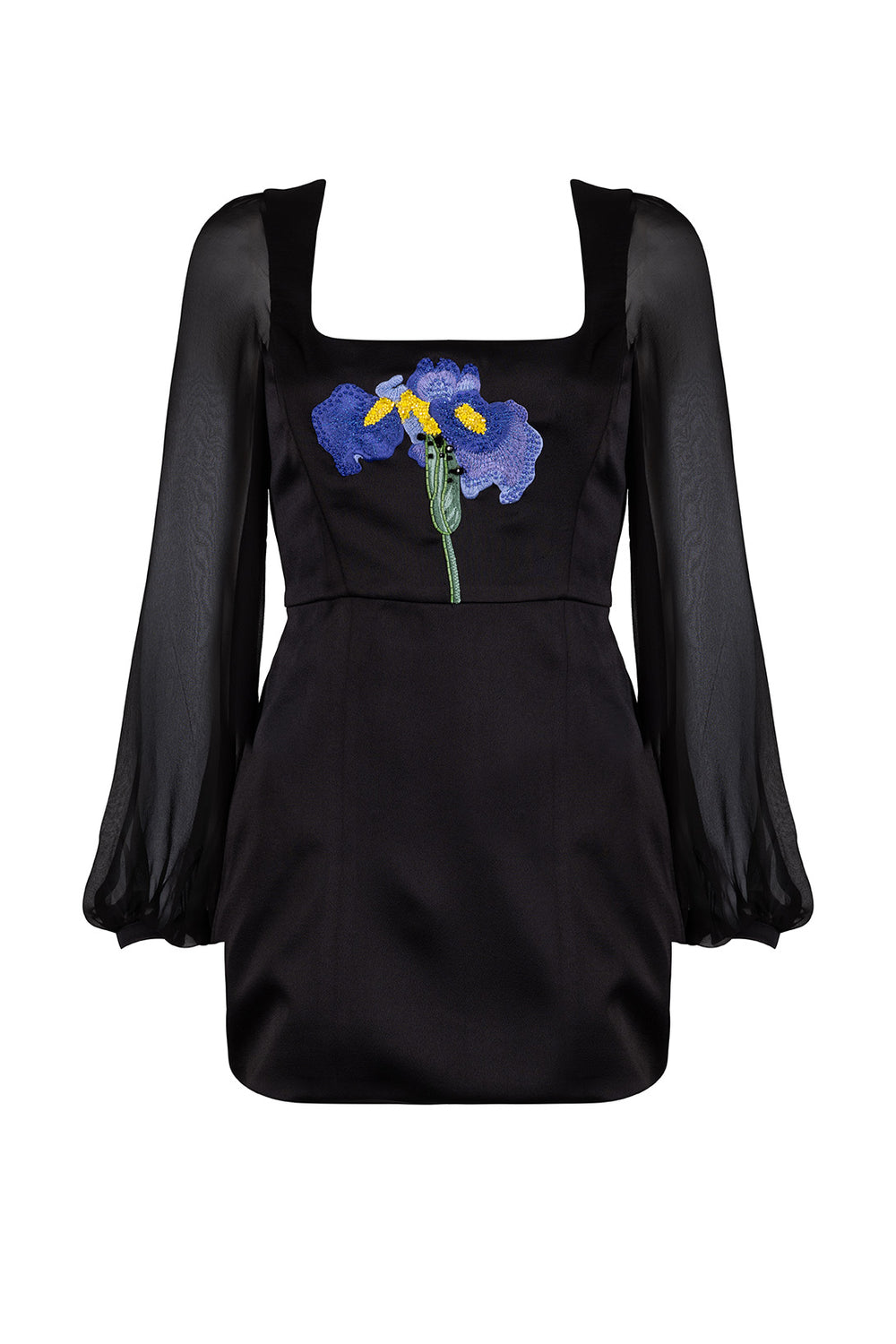 Load image into Gallery viewer, Giant Iris mini dress