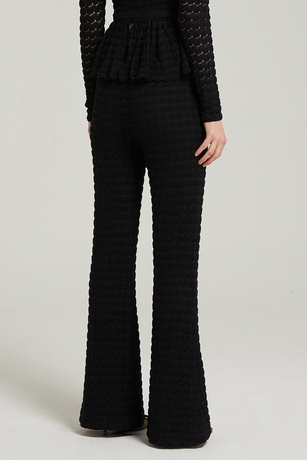 Load image into Gallery viewer, Knit Flared Trousers