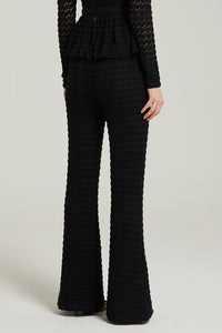 Knit Flared Trousers
