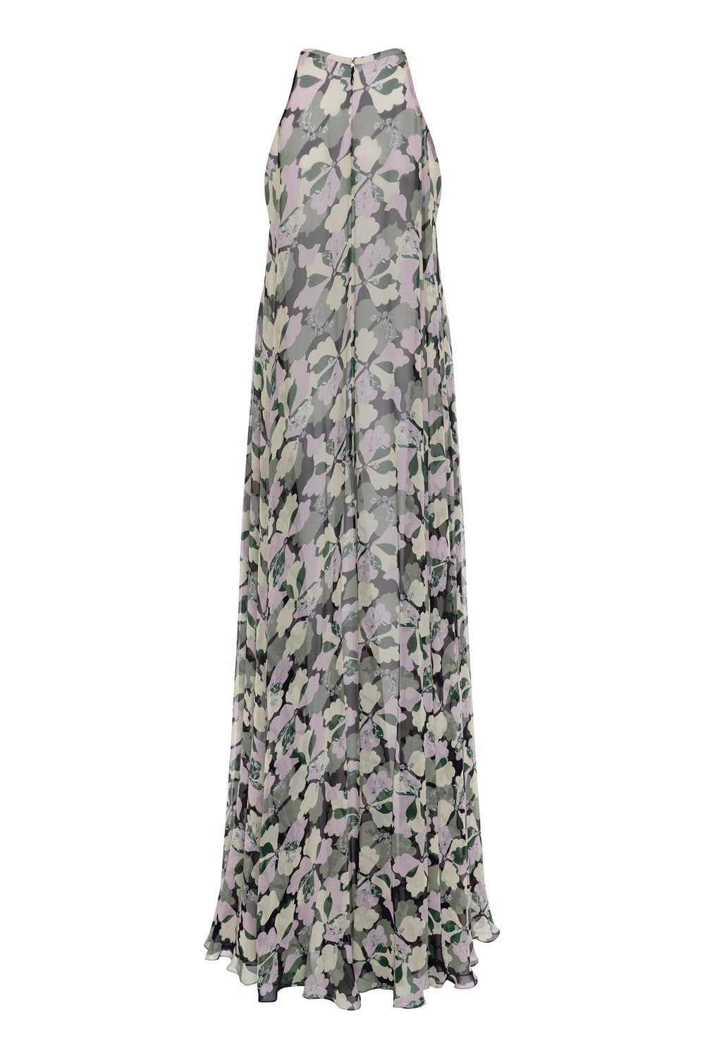 Load image into Gallery viewer, Floral halter maxi dress