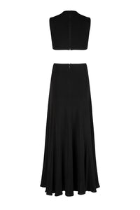 Jersey midi dress