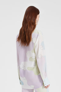 Kimono print shirt