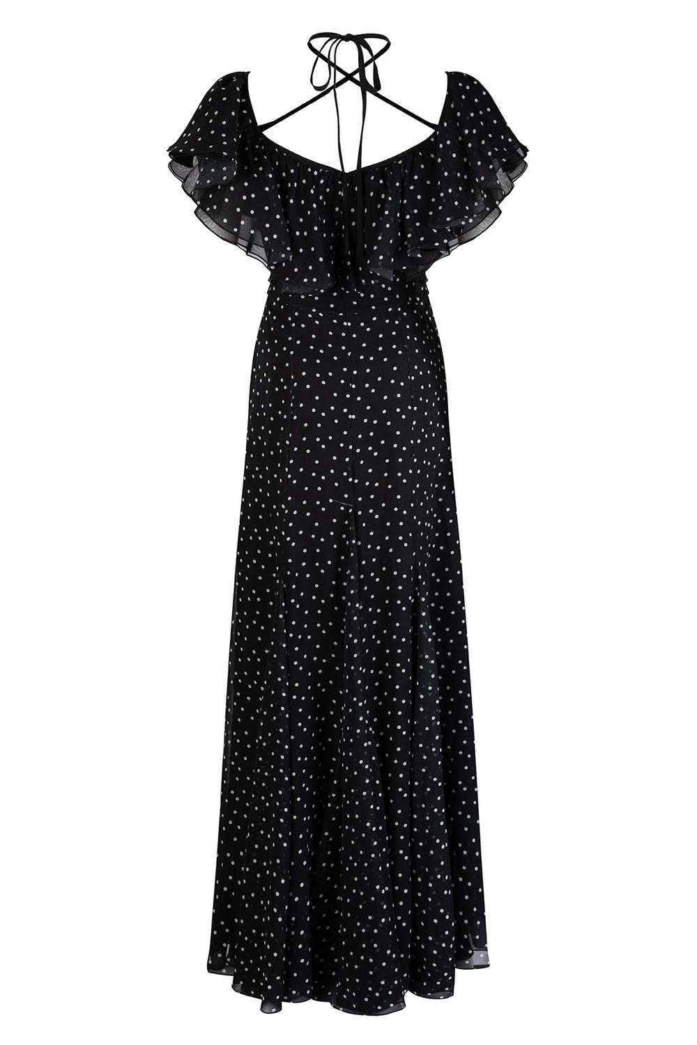 Load image into Gallery viewer, Ruffle polka dot Gown