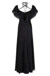 Ruffle polka dot Gown