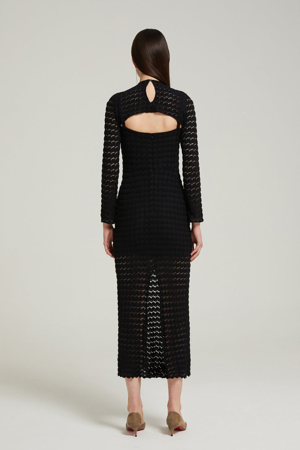 Load image into Gallery viewer, Knit Cut-Out Dress