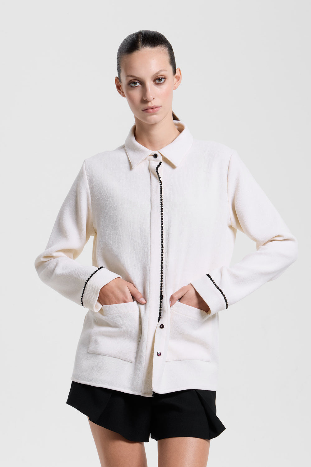 Load image into Gallery viewer, Ivory box jacket