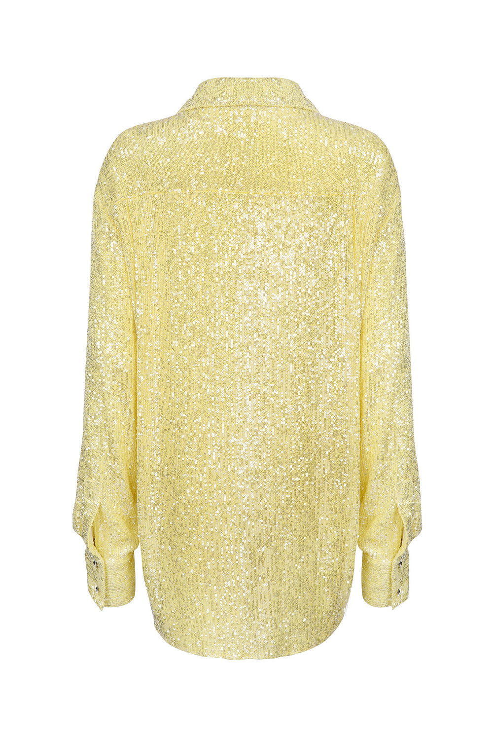 Load image into Gallery viewer, Yellow sequin shirt