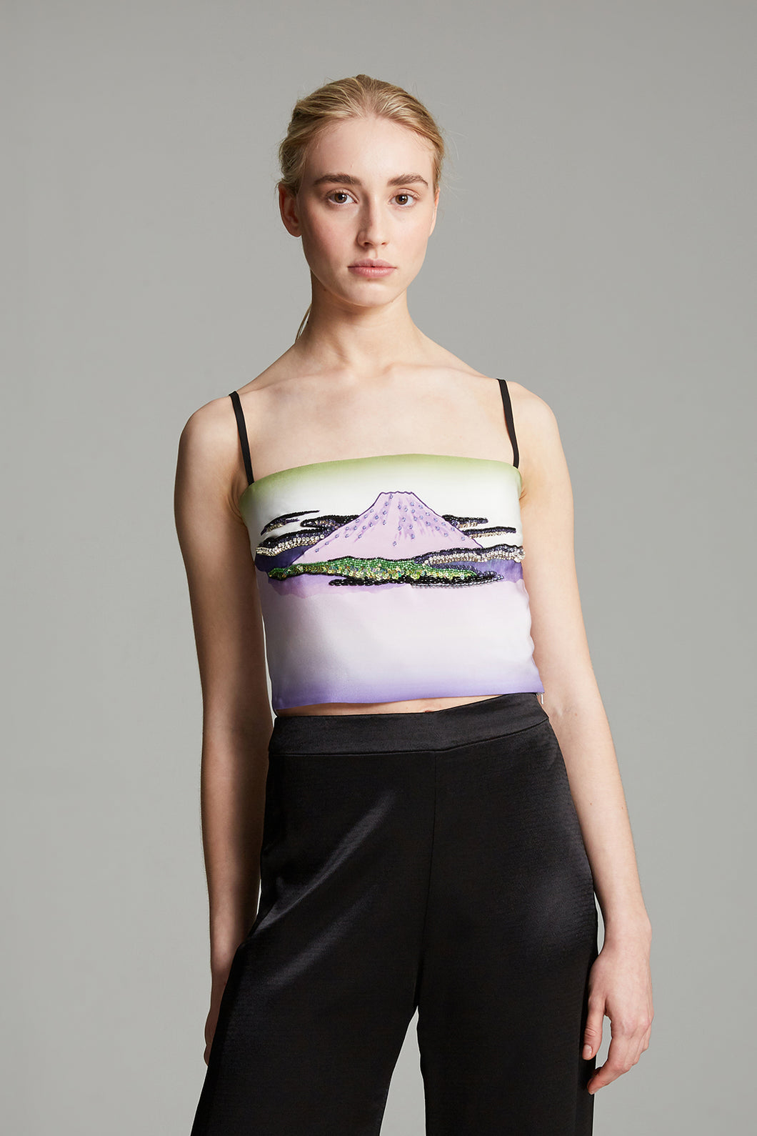 Mt Fuji crop cami