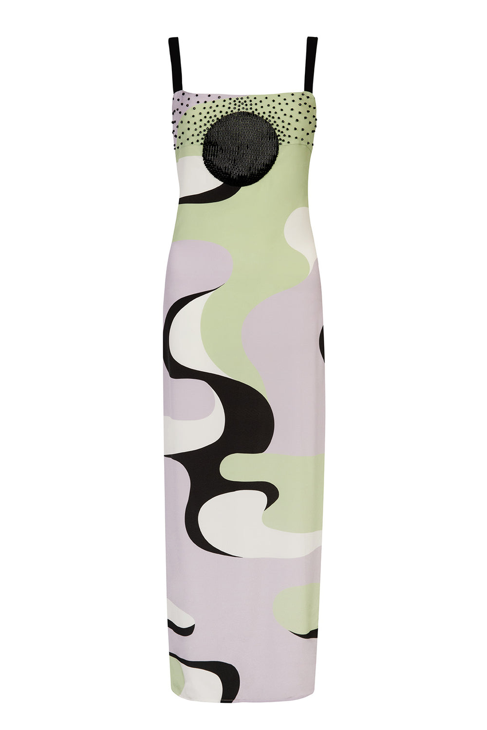 Load image into Gallery viewer, Swirl print pencil dress