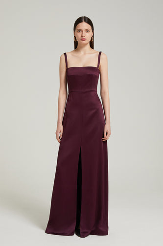 Square neck maxi dress