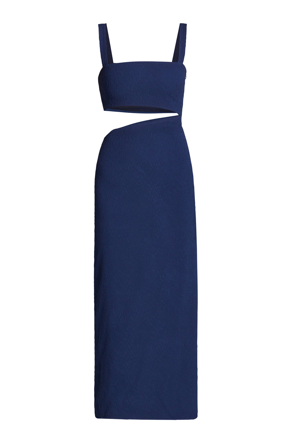 Load image into Gallery viewer, Cut-Out navy dress