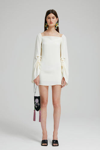 Crepe mini dress