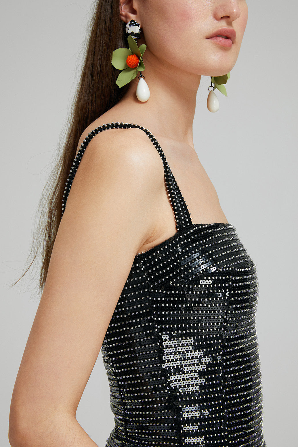 Sequin disco top