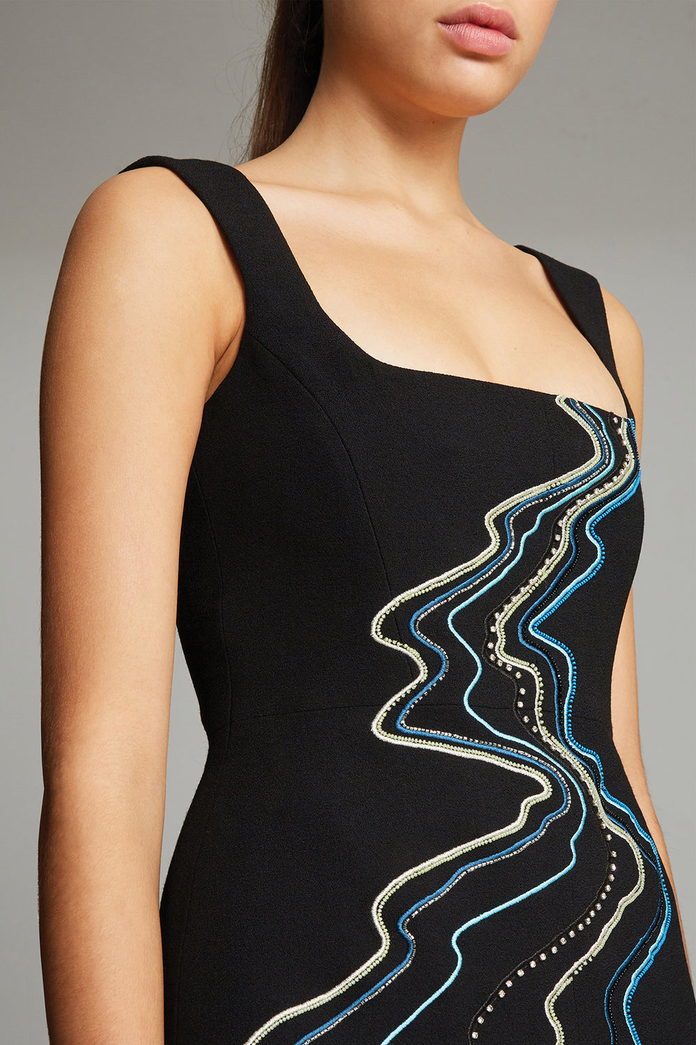 Load image into Gallery viewer, Corset embroidered top